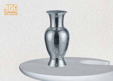 Vases classiques à Tableau de planteurs de fibre de verre de mosaïque de miroir pour le mariage à la maison d'hôtel