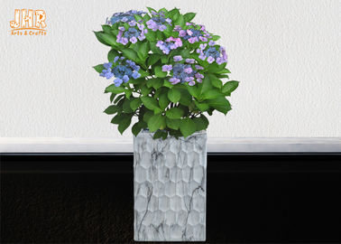 Marbrure de pots d'usine d'argile de pots de fleur de Fiberclay d'articles de décoration de Homewares de vases à plancher d'argile