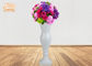 Articles de décoration blancs de Homewares de vases à plancher de fibre de verre épousant des vases à Tableau de pièce maîtresse