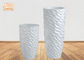 Pots de fleur modernes décoratifs de fibre de verre de style pour les usines artificielles 2 tailles