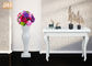 Articles de décoration blancs de Homewares de vases à plancher de fibre de verre épousant des vases à Tableau de pièce maîtresse