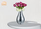Verre de mosaïque argenté de fibre de verre de fleur de pot à Tableau de vase de pots de luxe modernes d'usine