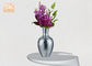 Pots de fleur décoratifs de vases à Tableau en verre de mosaïque d'argent de vase à Tableau de pièce maîtresse de mariage