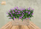 Planteurs rectangulaires de Clay Flower Pots Bricks Design Clay Pot Planter Set Garden de fibre de pots de fleurs