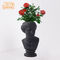 usine Lion Statue Indoor Planters de 33.5x32x44.5cm Clay Flower Pots Antique Bronze