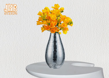 Articles de décoration de Homewares de vase à Tableau en verre de mosaïque épousant des vases à Tableau de pièce maîtresse