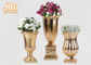Utilisation d'intérieur de petits à Tableau de vases de fibre de verre de fleur de pots d'or de feuille pots d'usine